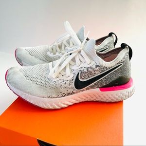 • SOLD on eBay • Nike Epic React Flyknit 2 Oreo Pink Women 8.5